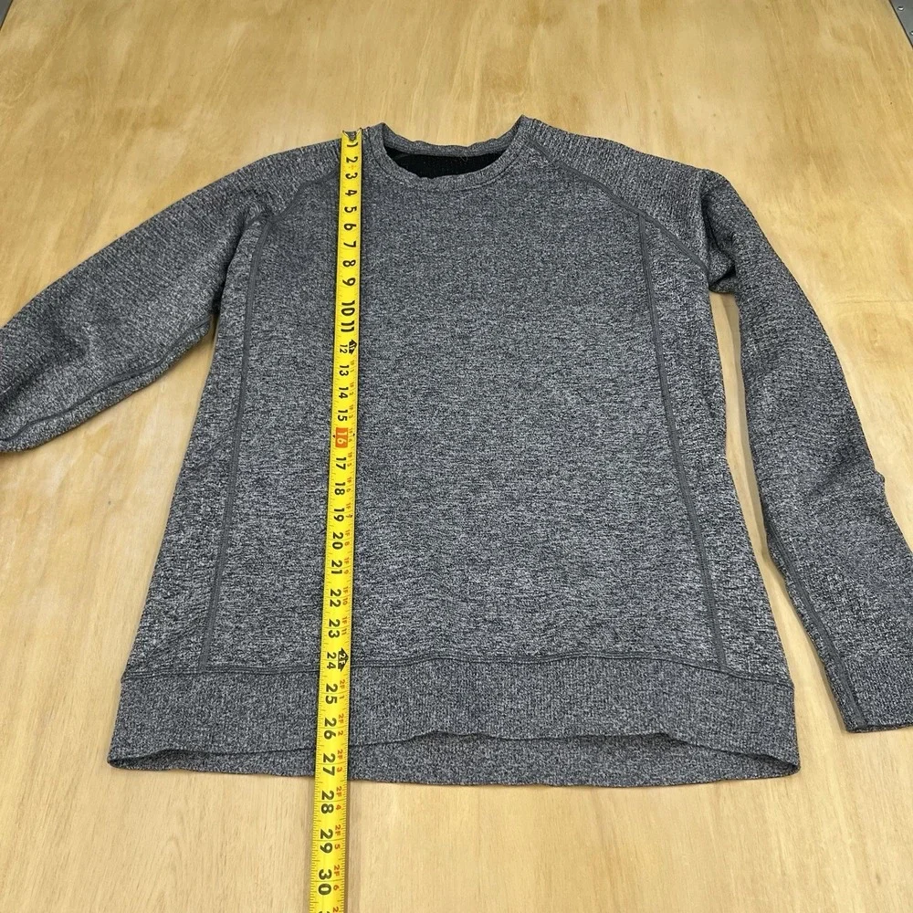 Lululemon Engineered Warmth Crew Merino Blend Sweatshirt Mens Sz M (No Tag) Gray